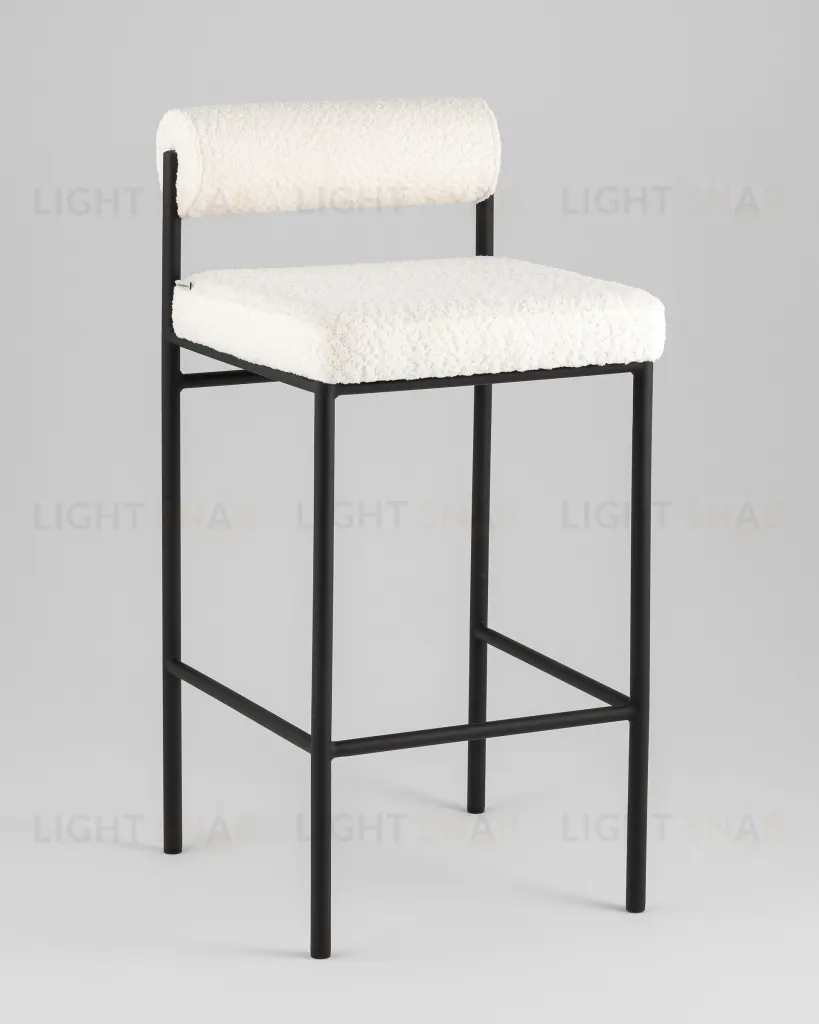 Стул полубарный Балла букле молочный УТ000041907