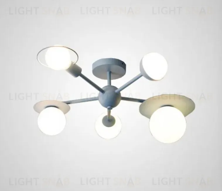 Люстра на штанге  Hendy голубой Hendy