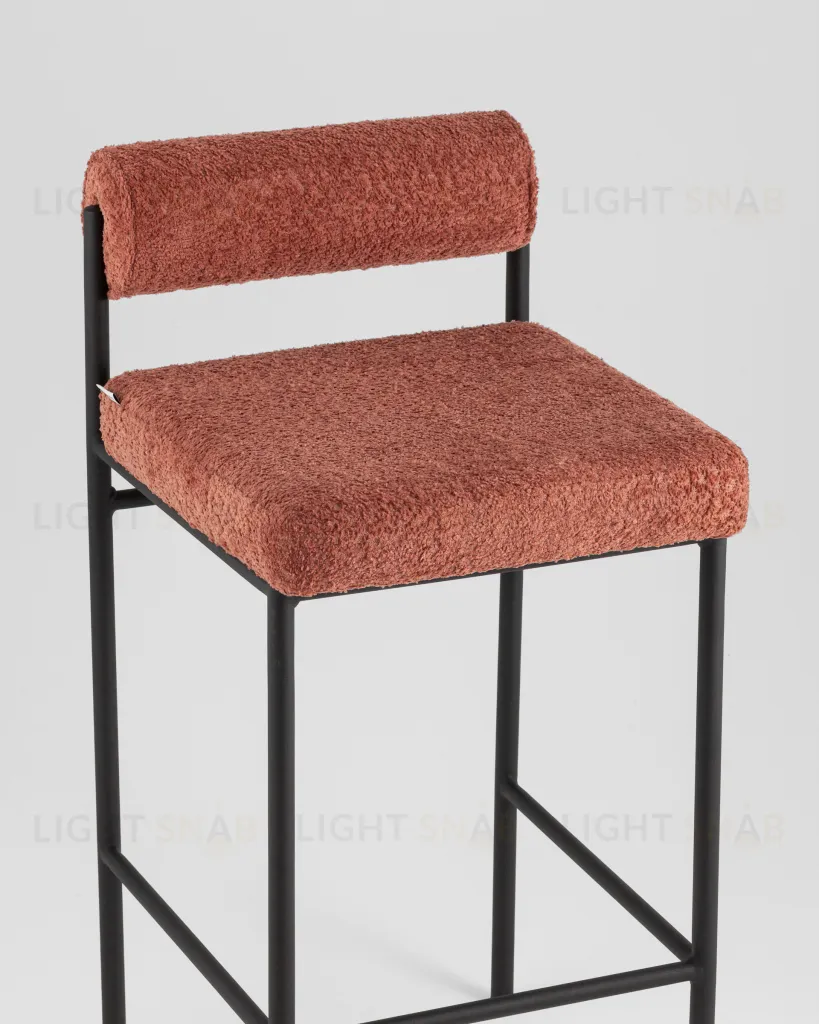 Стул полубарный Балла букле коралловый УТ000041908