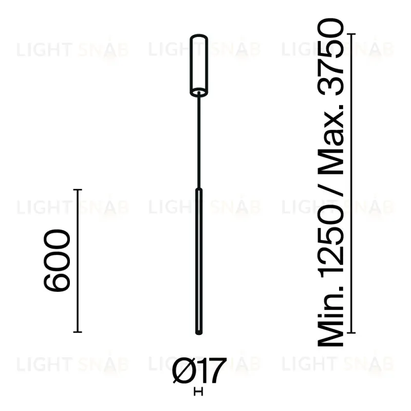 Подвесной светильник Maytoni MOD246PL-L12BK 