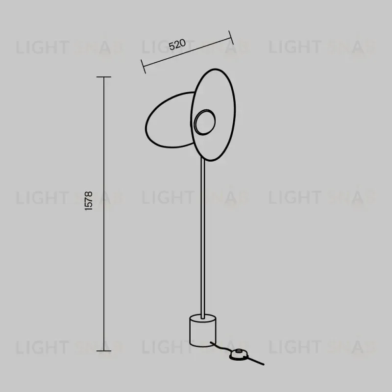 Торшер Maytoni MOD396FL-L10W3K 