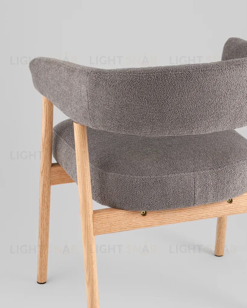 Стул обеденный Zubo с деревянными ножками темно-серый УТ000041729