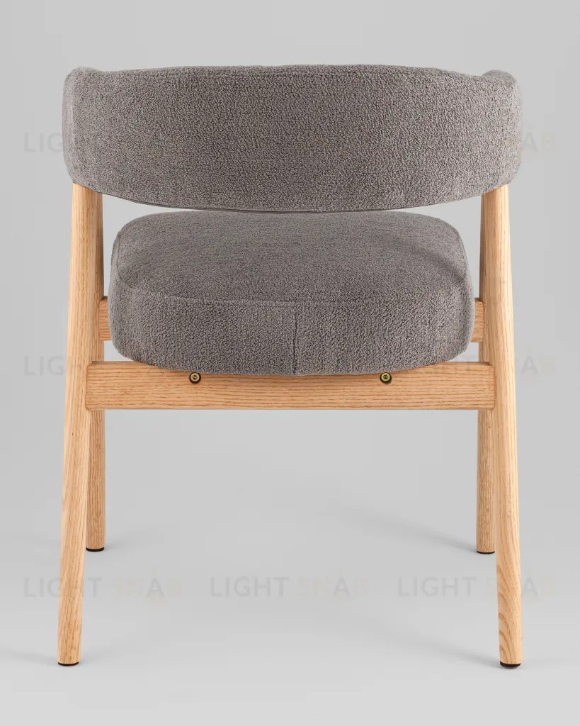 Стул обеденный Zubo с деревянными ножками темно-серый УТ000041729