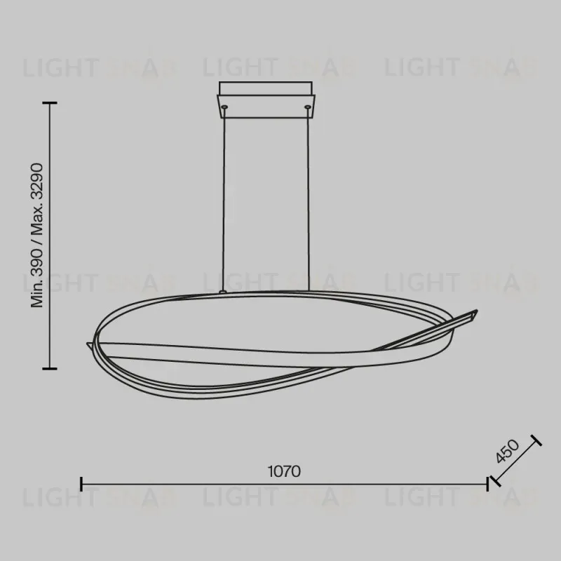 Подвесной светильник Maytoni MOD283PL-L40BS3K MOD283PL-L40BS3K
