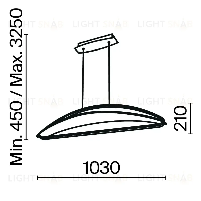 Подвесной светильник Maytoni MOD281PL-L34BS3K MOD281PL-L34BS3K