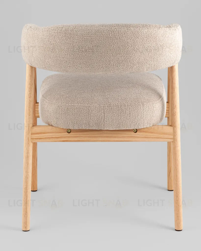 Стул обеденный Zubo с деревянными ножками бежевый УТ000041730