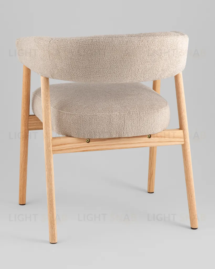 Стул обеденный Zubo с деревянными ножками бежевый УТ000041730