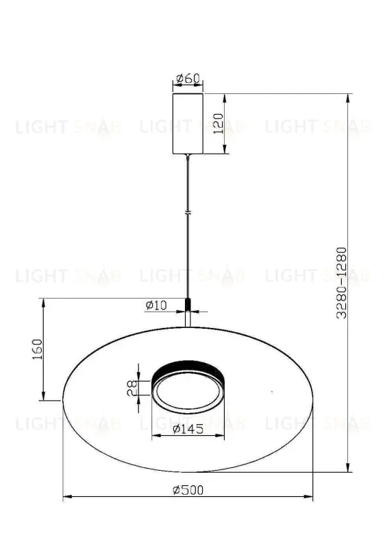 Подвесной светильник Maytoni MOD041PL-L15W3K1 MOD041PL-L15W3K1