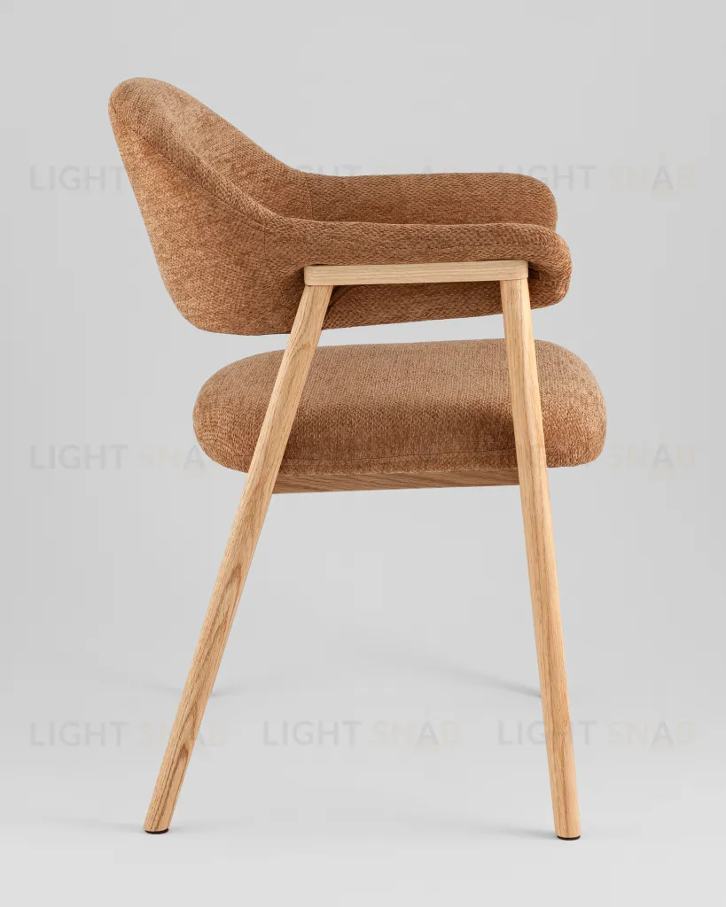 Стул обеденный Tavu с деревянными ножками терракотовый УТ000041728