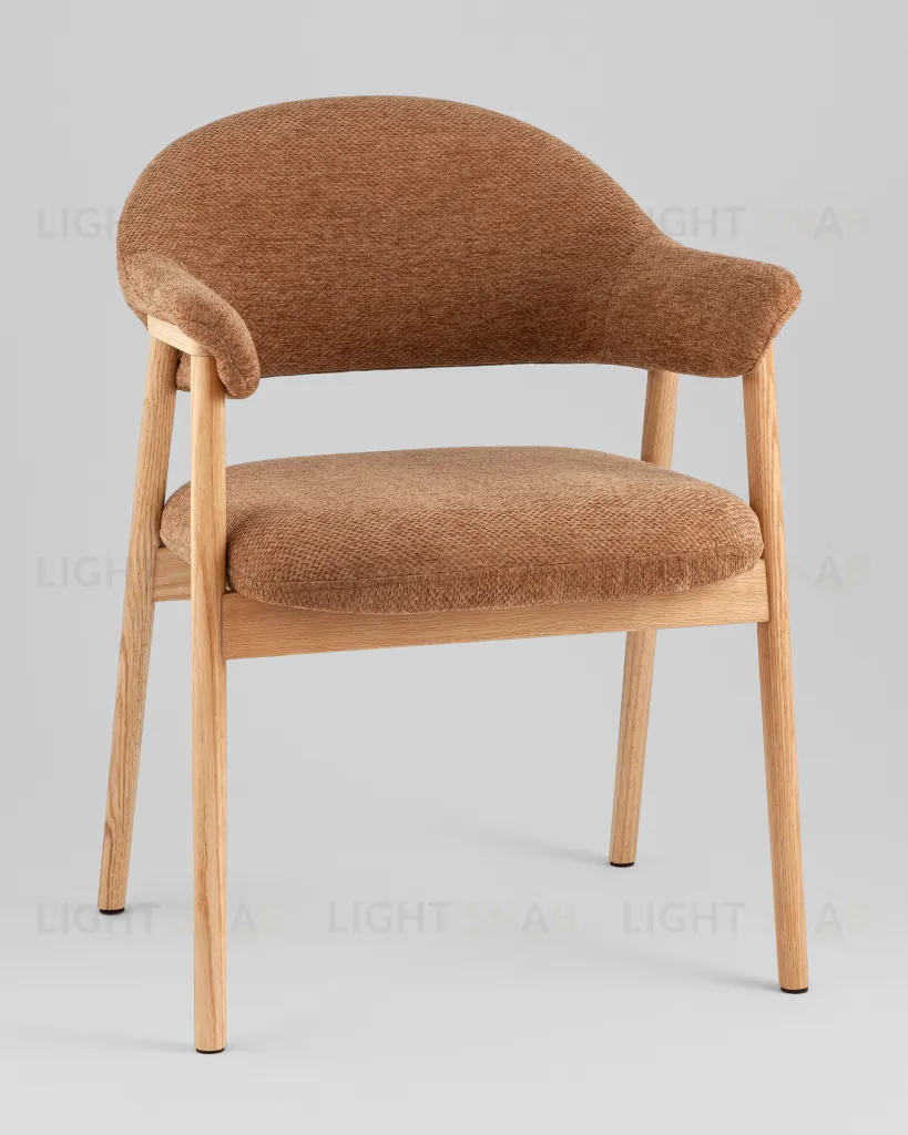 Стул обеденный Tavu с деревянными ножками терракотовый УТ000041728