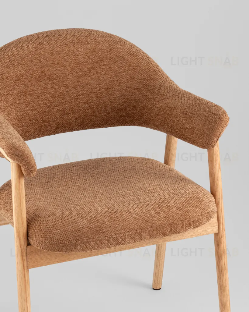 Стул обеденный Tavu с деревянными ножками терракотовый УТ000041728