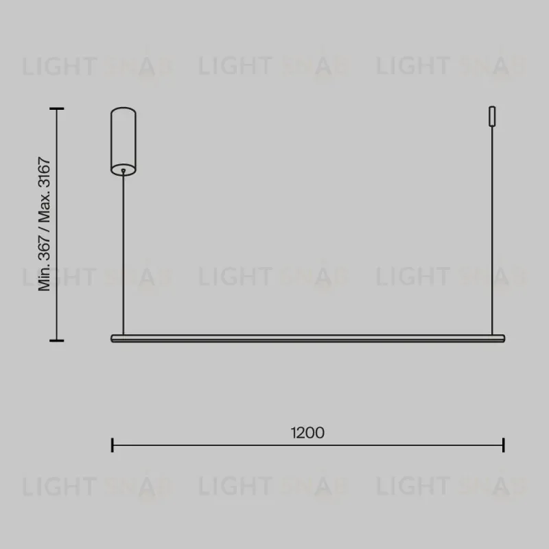Подвесной светильник Maytoni MOD246PL-L24BSK MOD246PL-L24BSK