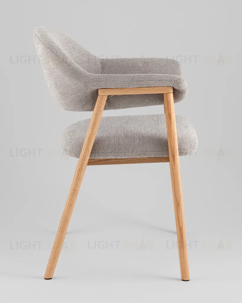 Стул обеденный Tavu с деревянными ножками серый УТ000041727