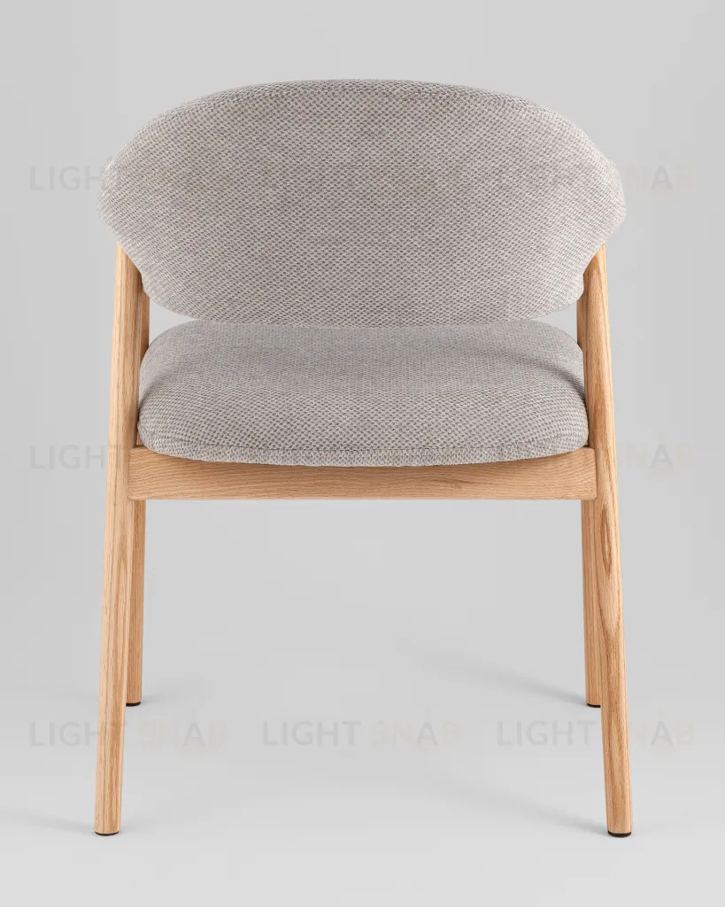 Стул обеденный Tavu с деревянными ножками серый УТ000041727