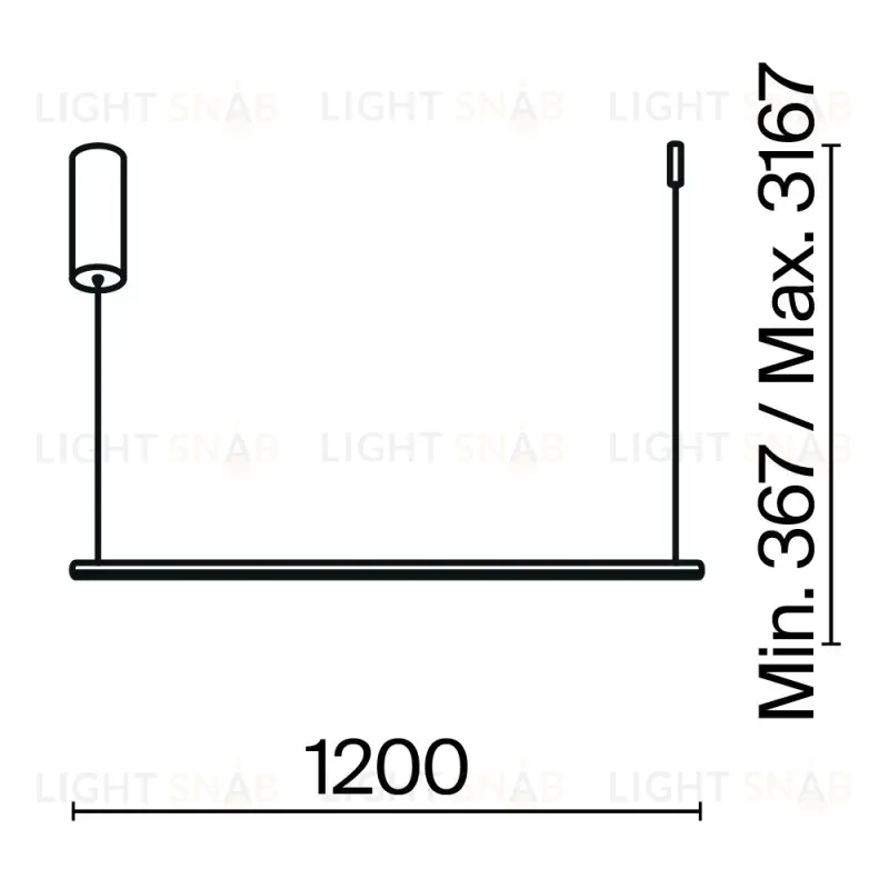 Подвесной светильник Maytoni MOD246PL-L24BSK MOD246PL-L24BSK