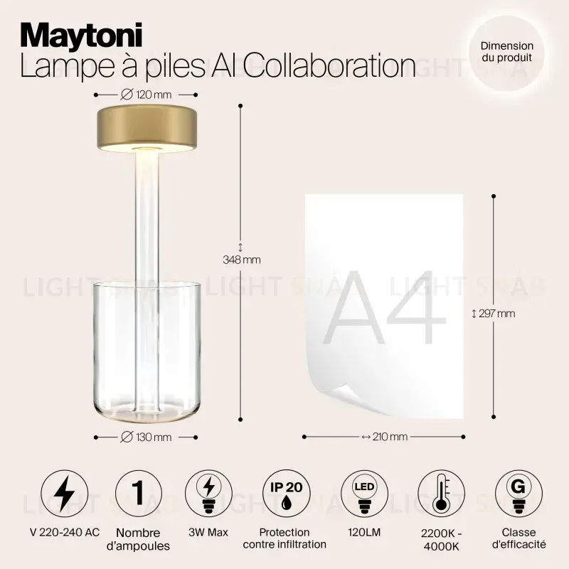 Настольная лампа Maytoni MOD229TL-L3G3K1 MOD229TL-L3G3K1