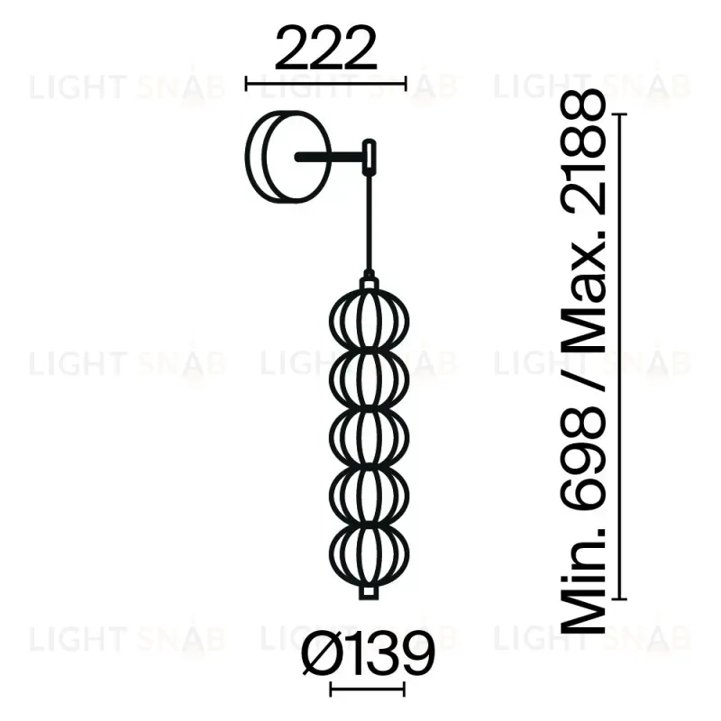 Бра Maytoni MOD216WL-L10G3K MOD216WL-L10G3K