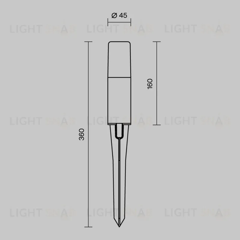 Грунтовый светильник Maytoni O416FL-L3B3K O416FL-L3B3K