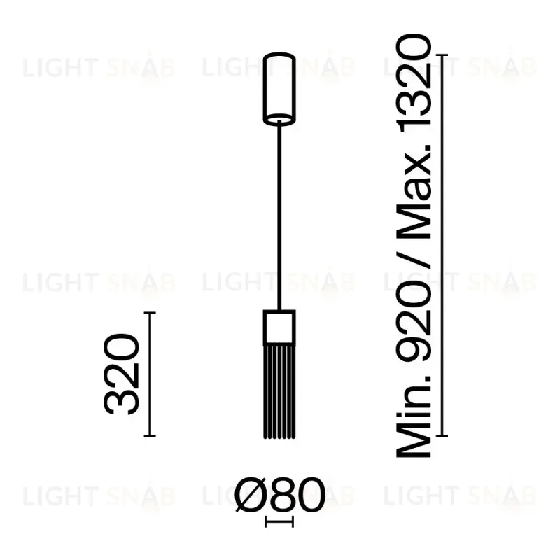 Подвесной светильник Maytoni MOD190PL-L5G3K MOD190PL-L5G3K