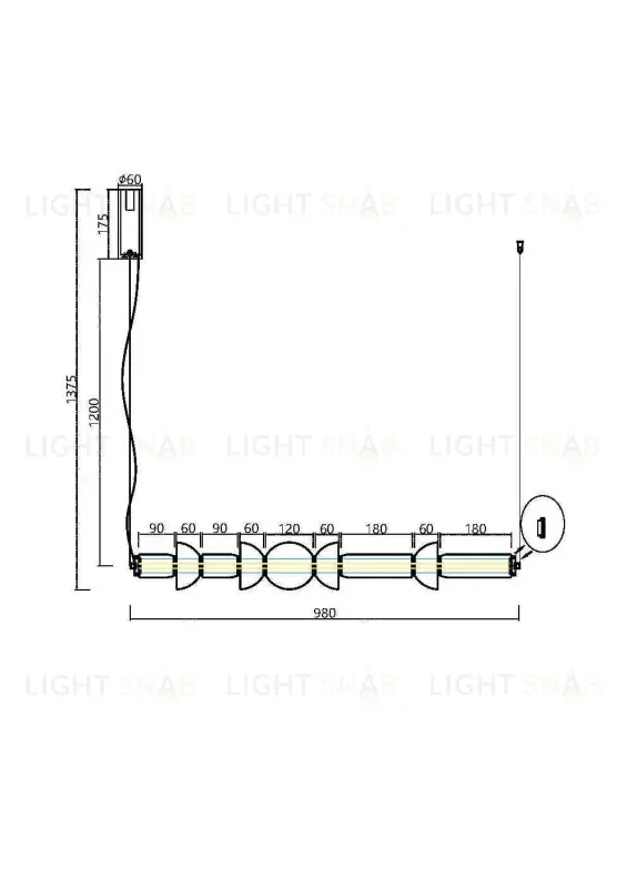 Подвесной светильник Maytoni MOD210PL-L39B3K MOD210PL-L39B3K