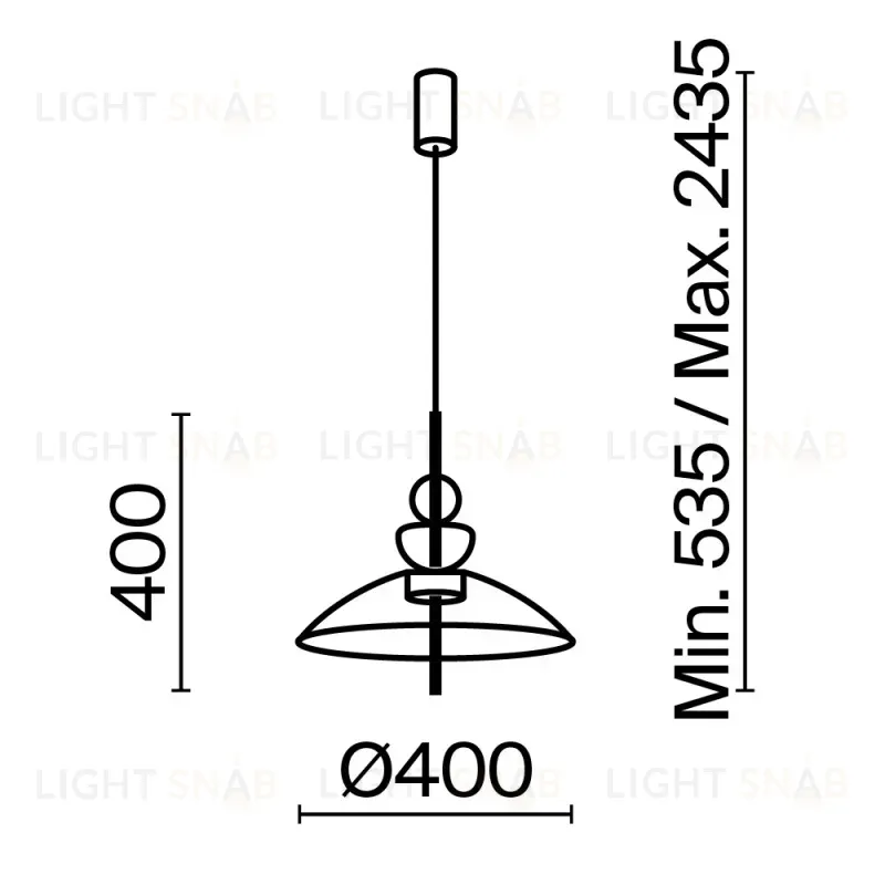 Подвесной светильник Maytoni MOD185PL-L6B3K6 MOD185PL-L6B3K6