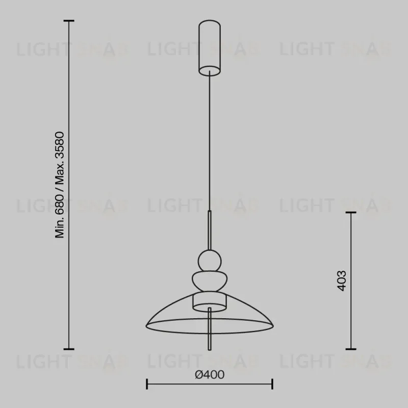 Подвесной светильник Maytoni MOD185PL-L6B3K6 MOD185PL-L6B3K6