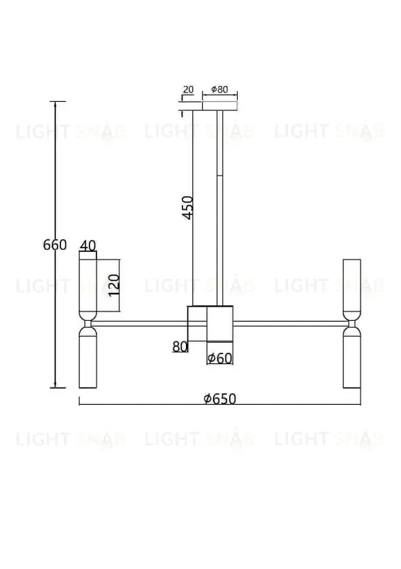 Люстра на штанге Maytoni MOD177PL-12G MOD177PL-12G