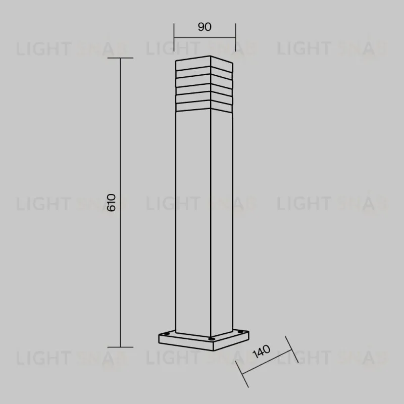Садово-парковый светильник Maytoni O578FL-01B O578FL-01B