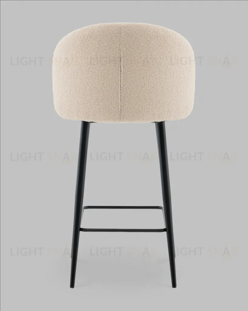 Стул полубарный Ханнингем букле бежевый УТ000041701