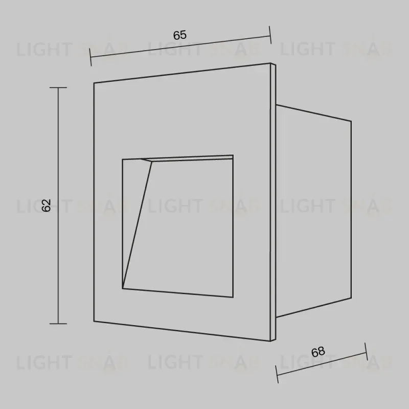 Светильник для ступеней Maytoni O038-L3B O038-L3B