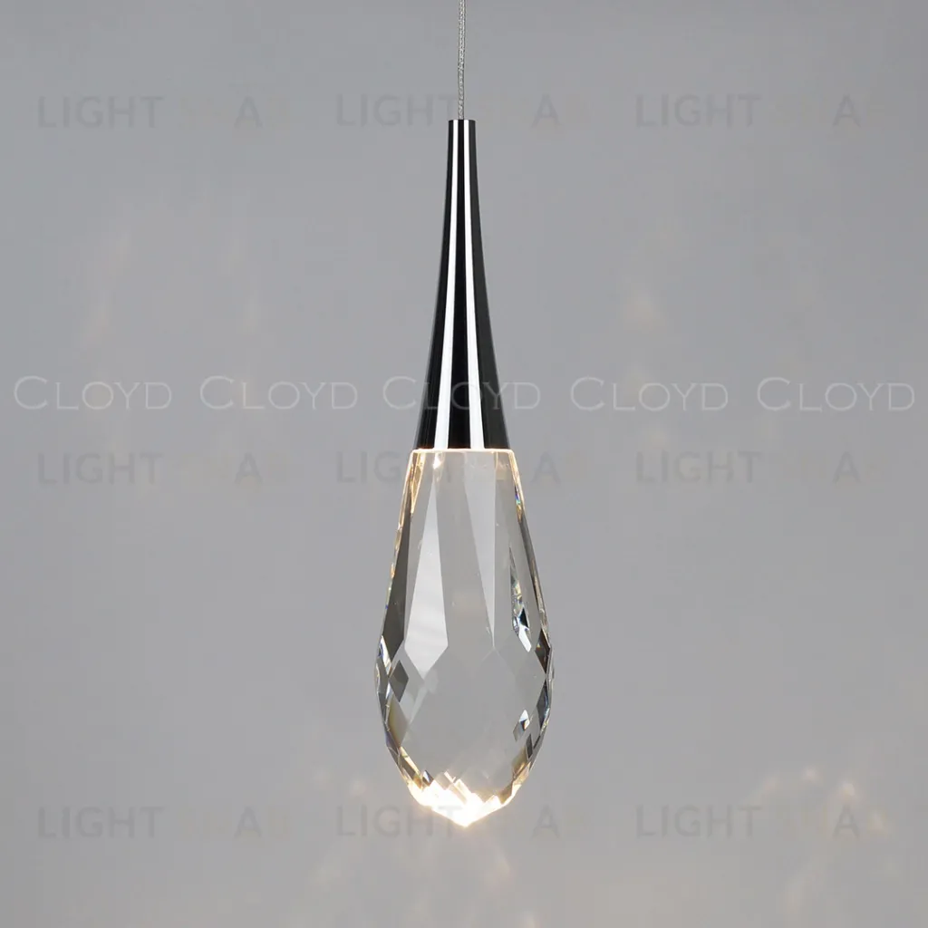  Подвесной светильник Cloyd IONIC P1 / выс. 32 см - хром (арт.11565)  11565