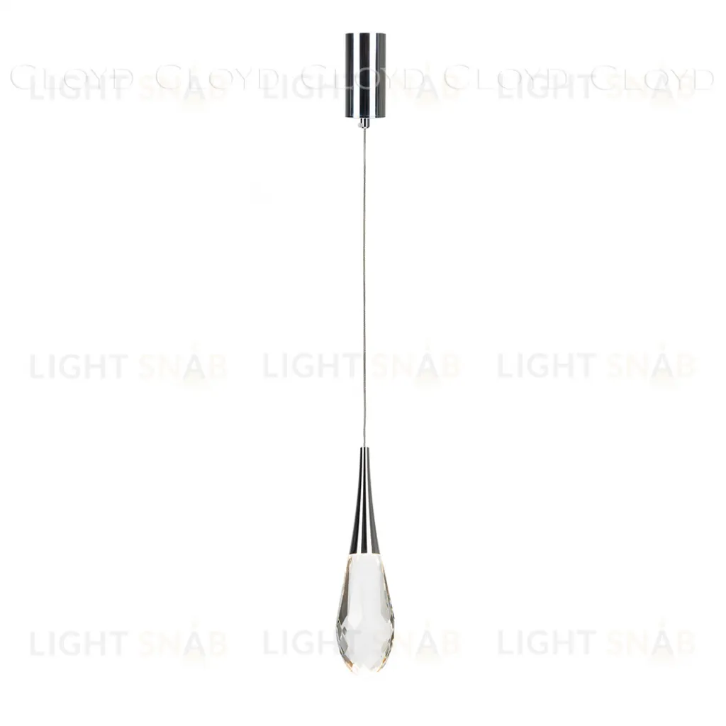  Подвесной светильник Cloyd IONIC P1 / выс. 32 см - хром (арт.11565)  11565