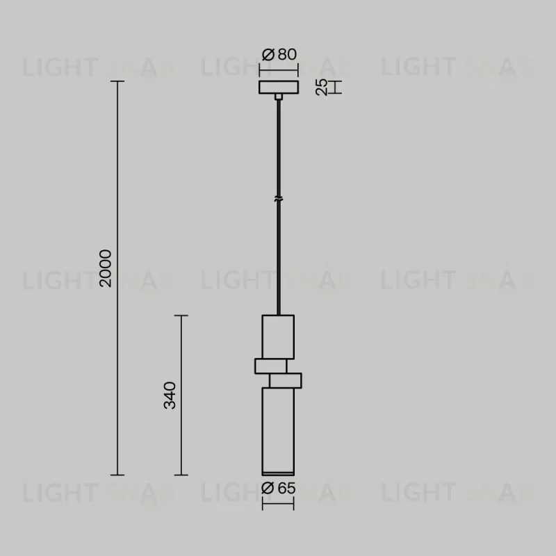 Подвесной светильник Maytoni MOD303PL-01CFL2 MOD303PL-01CFL2