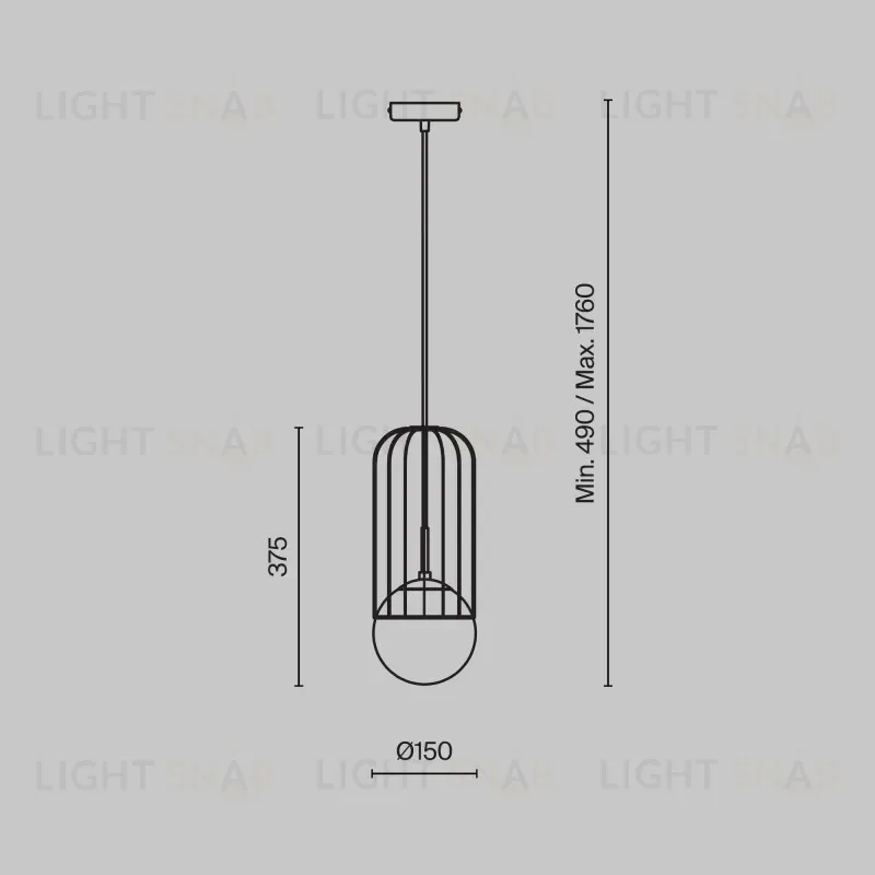 Подвесной светильник Maytoni P362PL-01G P362PL-01G