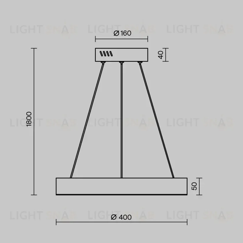 Подвесной светильник Maytoni MOD415PL-L36BS4K MOD415PL-L36BS4K