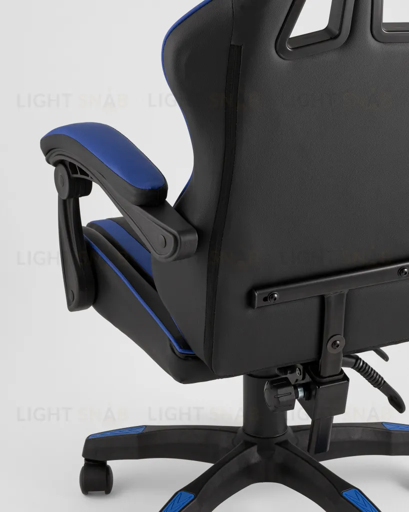 Кресло спортивное TopChairs Shadow черно-синий УТ000039466