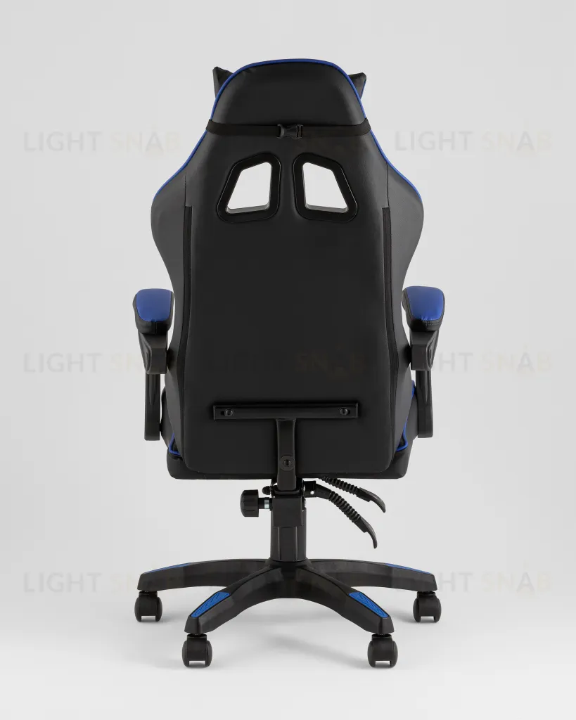 Кресло спортивное TopChairs Shadow черно-синий УТ000039466