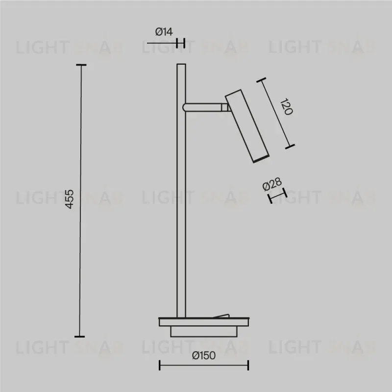 Настольная лампа Maytoni Z010TL-L8B3K Z010TL-L8B3K