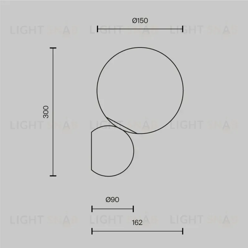 Бра Maytoni MOD048WL-01G MOD048WL-01G