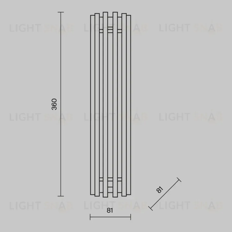 Бра Maytoni MOD410WL-L12BS3K MOD410WL-L12BS3K