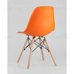 Стул Eames Style DSW оранжевый (разборный каркас) УТ000039885