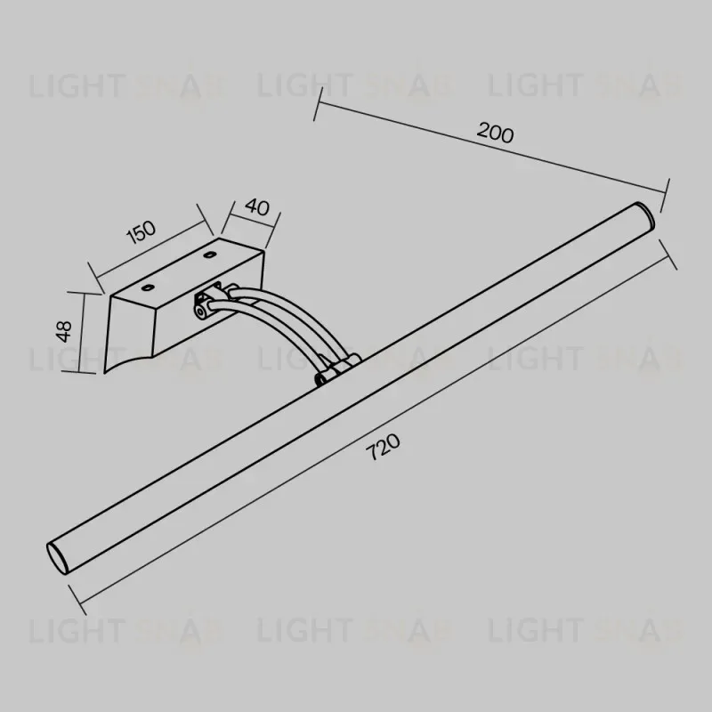 Светильник для картин Maytoni MIR003WL-L16CH MIR003WL-L16CH