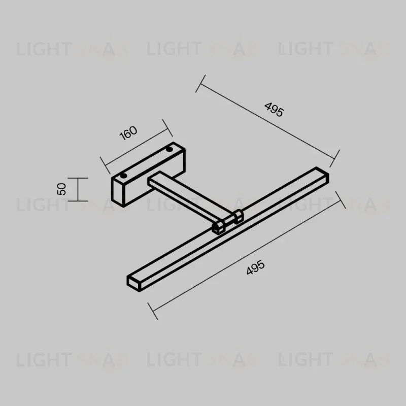 Светильник для картин Maytoni MIR008WL-L12W4K MIR008WL-L12W4K