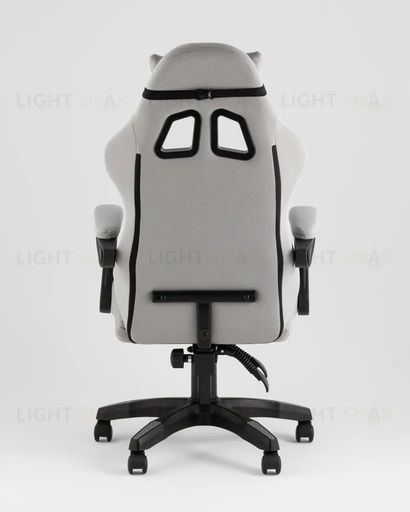 Кресло спортивное TopChairs Druid серый ткань УТ000039469