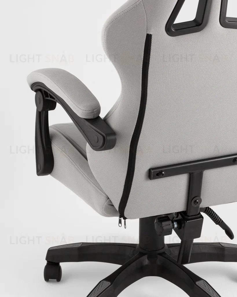 Кресло спортивное TopChairs Druid серый ткань УТ000039469