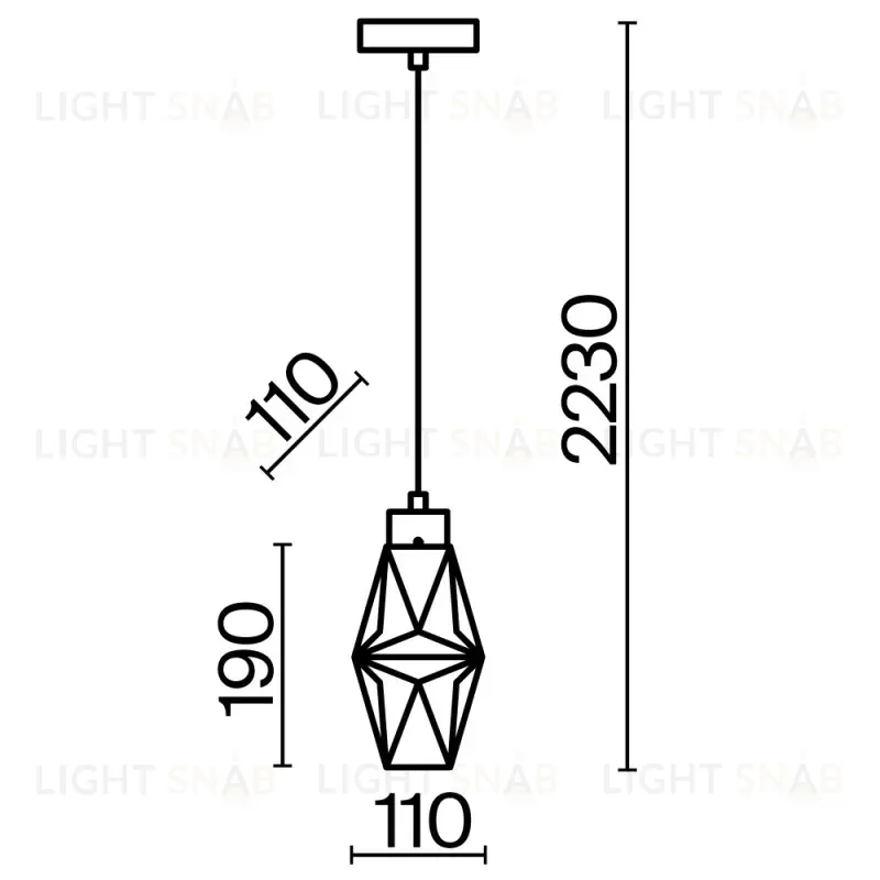 Подвесной светильник Maytoni MOD325PL-01G MOD325PL-01G