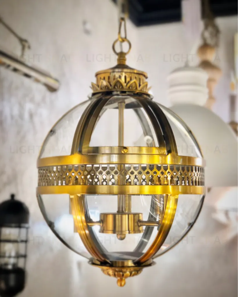 Люстра Residential 3 brass KM0115P-3S brass