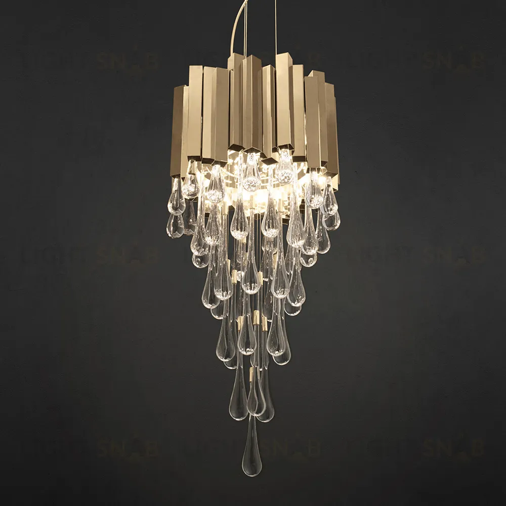 Люстра Trump 8 KM0988P-8 gold