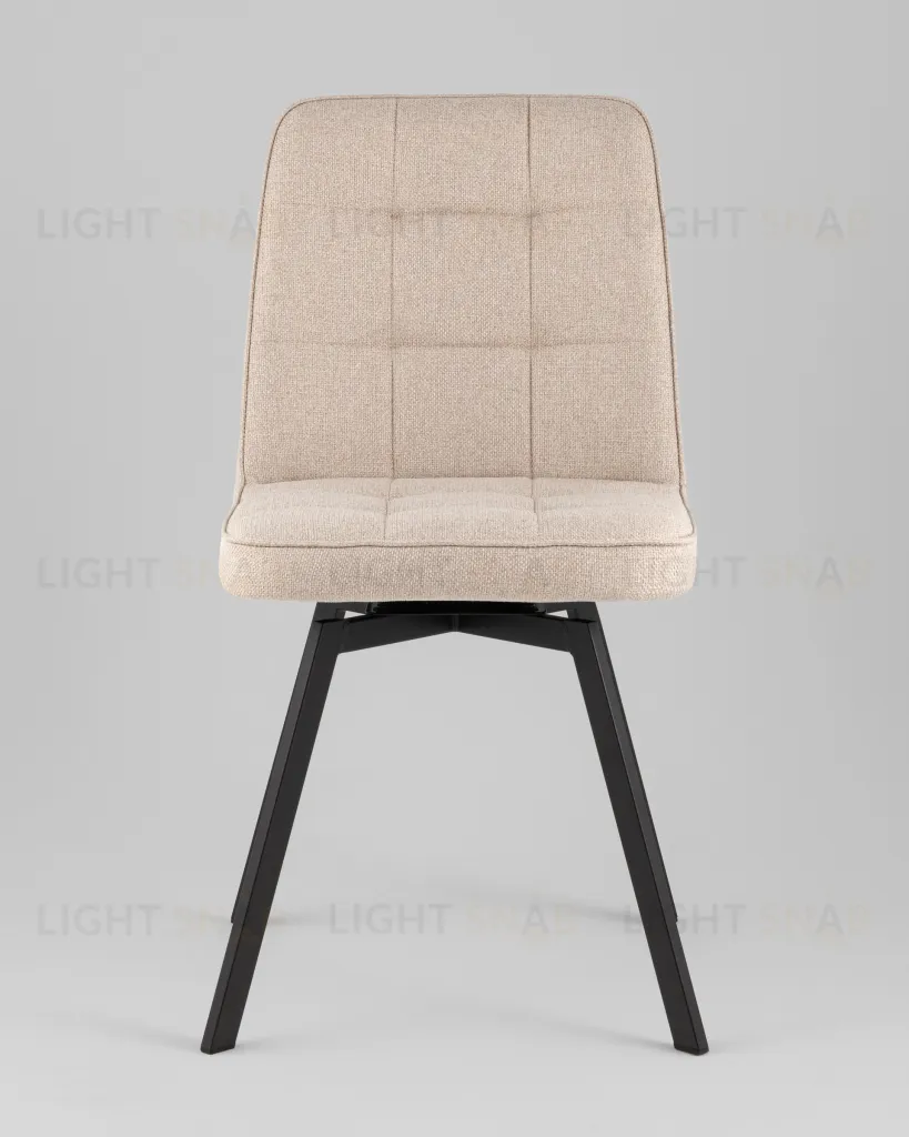 Стул Pleid вращающийся кремовый 2 шт. УТ000040606