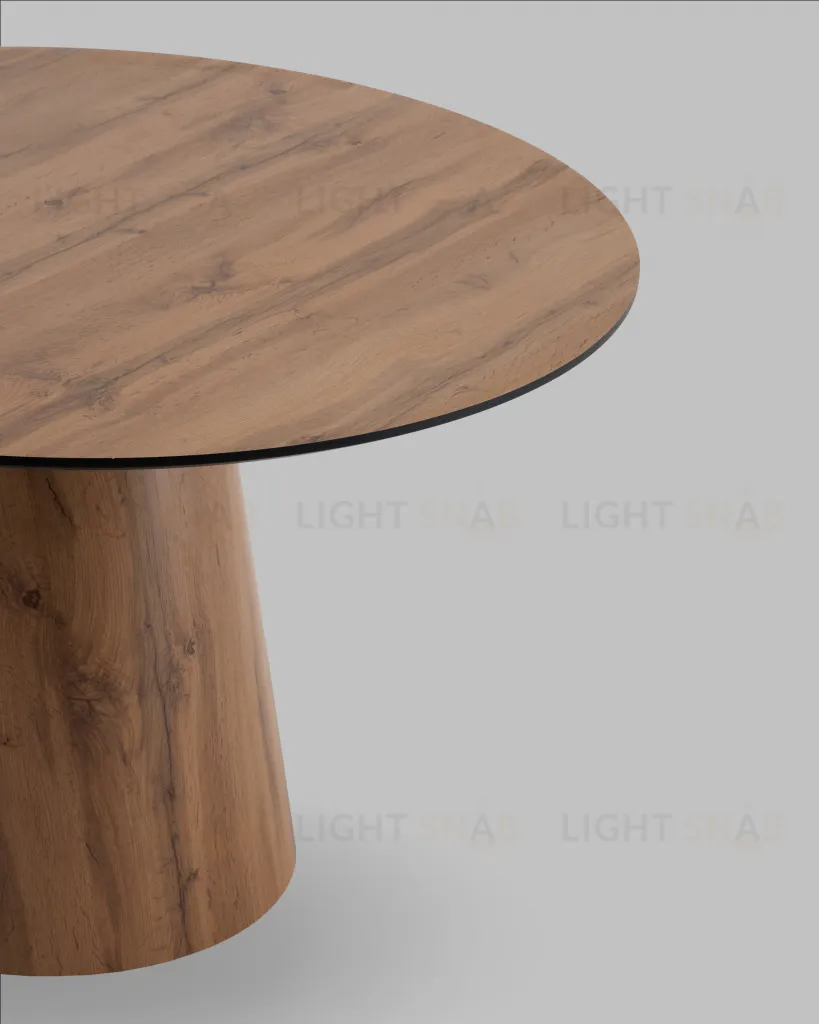 Стол круглый Стивенсон D120 столешница HPL дуб вотан УТ000041625